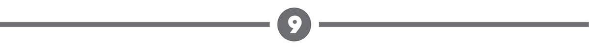 A dividing line with a '9' in the middle.