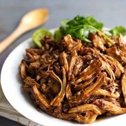 Honey Glazed Crockpot Chicken Adobo - simple pantry ingredients, hardly any hands-on time, 200 calories. | https://total-lean.today
